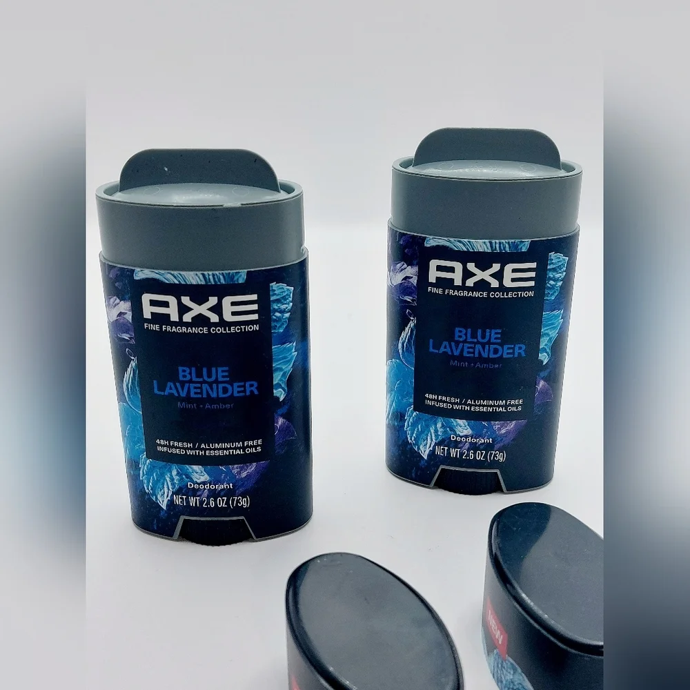 Axe Fine Fragrance‎ Collection Men Deodorant Blue Lavender 2.6oz Lot of 2